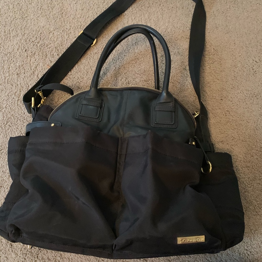 Skip Hop Chelsea Downtown Chic Diaper Bag - Black
